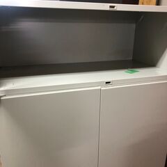 プラス　A4対応2段両開き書庫　鍵２本付の画像