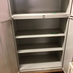 プラス　A4対応2段両開き書庫　鍵２本付の画像