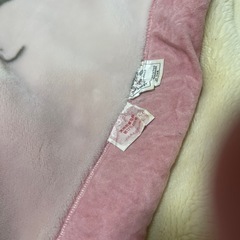 二重毛布・日本製シングル・ピンク の画像