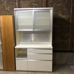 パモウナ家具 キッチンボード 白 状態良好品❗️ 120cm×4...