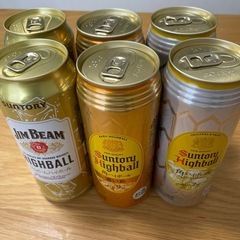 ハイボール500ml　3種×2本　計6本