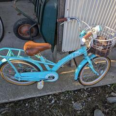 子供用 自転車 18インチ  水色