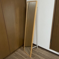 無印良品スチールハンガーミラー (hinoki.jmt) 京都のミラー/鏡の中古