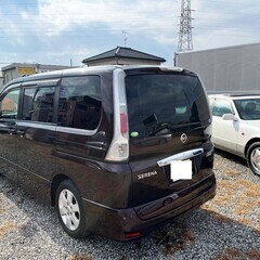 日産セレナ ハイウェイスター 2010　Ｖエアロセレクション　ＴＶナビ　ＥＴＣ　ＨＩＤ　８人乗り　バックカメラ　ＦＯＧ　ＢＬＵＥＴＯＯＴＨ　ＡＵＤＩＯ　純アルミ付き　両側自動ドアの画像
