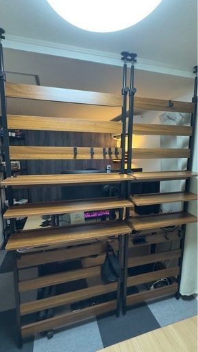 突っ張り棒棚\ Tension Rod Shelf x 2 突っ張り棒棚 / tension rod shelf x 2