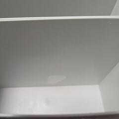 MUJI　無印良品　ファイルボックス　スタンダード　ワイド　1/2　ホワイトグレー　キャスターもつけられるフタ　　ポケット　仕切りスタンド　収納　整理　まとめ売り　セットの画像