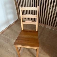 IKEA　ダイニングテーブルとチェアセットの画像