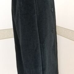М　アンゴラ60％　婦人コート　中高生にも　ダークグレー　軽量　良品　処分価格の画像