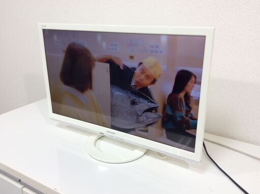 （1/29受渡済）JT10072【液晶テレビ 24インチ 美品】SHARP/シャープ AQUOS LC-24K30 2015年製 液晶カラーテレビ 24インチ リモコン欠品