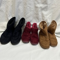 ムートンブーツ　3点セット