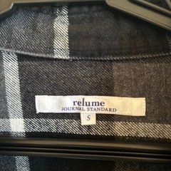 relume JOURNAL STANDARD 長袖ネルシャツ Sサイズの画像