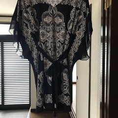 未着レディースチュニック　ネイビー系
