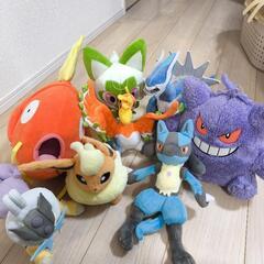 お取引決定しましたお値下げポケモンのぬいぐるみ8コセット＋2コ追...
