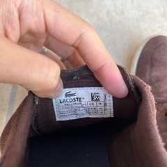 ラコステ　LACOSTE スニーカー　27センチ相当（UK8）の画像