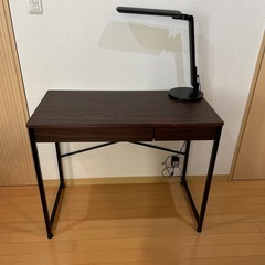 デスクセット　チェア・デスクライト（単品可）の画像