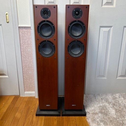DENON　15万で購入！ウッド調フロアスタンドスピーカー。