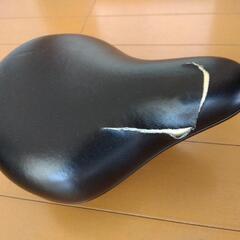 ママチャリのサドルのみの画像