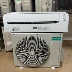 K06022 中古エアコン ハイセンス 2020年製 主に10畳用 冷房能力 2.8KW / 暖房能力 3.6KWの画像