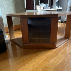【コーナー】木製TVボード【ペンタゴン】