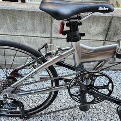 折り畳み自転車　RENAULT　ルノー　PLATINUM MACH8 プラチナム　マッハ8　メタリックシルバーの画像