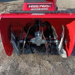 札幌市西区発・帯広店渡しOK☆除雪機 ホンダ HSS760n クロスオーガ　7馬力 HST 上下左右電動シューター ガスアシスト 事前予約の上現物確認OK　配送は相談ください　早い方優先の画像