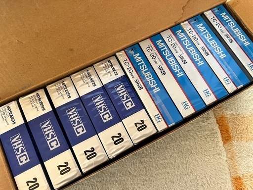 三菱　VHS C メディア　新品未開封