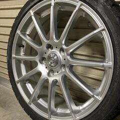 丹波市　タイヤ ホイール スタッドレス セット ジョーカー ナンカン WS-1 2020年 18インチ 7J 215/40R18 114.3 7J +53 セレナ ノア ヴォクシーの画像