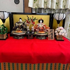 あげます　ひな人形セット　の画像