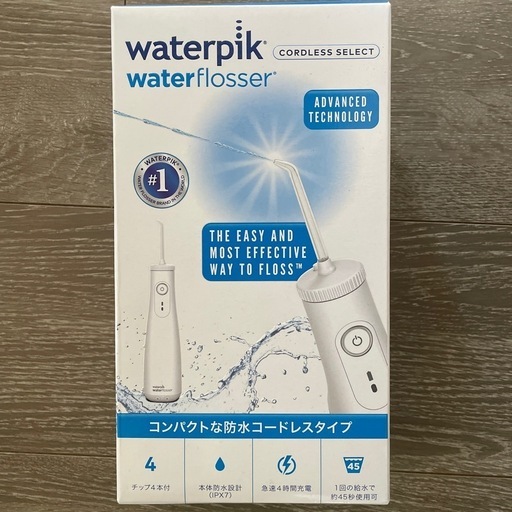 【新品未使用】waterpik waterflosser