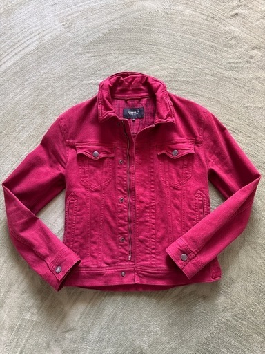 Burberry Black label デニム ジャケット 赤