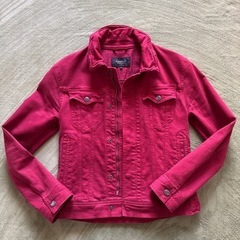 Burberry Black label デニム ジャケット 赤