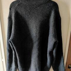 【ユニクロ】スフレヤーンハーフジップセーター(XL)の画像