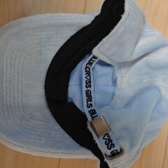 値下げ【中古・美品】ティーズ向けブランド「BLUE CROSS girls」キャップ ３点セット　※すべてホームクリーニング済みの画像