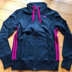 adidas ジャージ　レディースL climaliteコットン