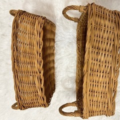 かご　2つセットの画像