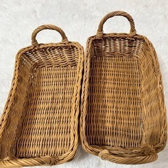 かご　2つセットの画像