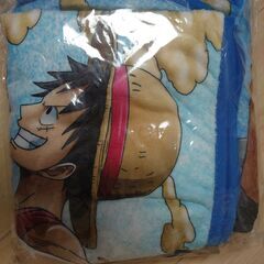 【未開封・未使用】ワンピースのブランケット（トートバック付き）の画像