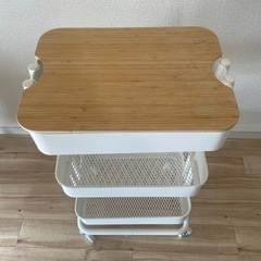 【取引中】IKEA ロースコグワゴン蓋付き