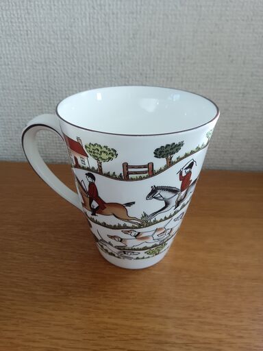 クラウンスタッフォードシャー ハンティングシーン マグカップ