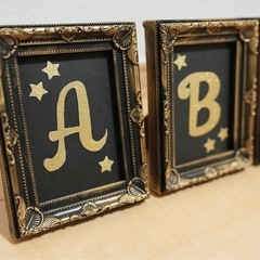 額縁 結婚式 テーブルナンバー 受付の画像