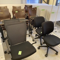 【来店予約制】【中古オフィス家具在庫充実】オフィスチェア　会議室...