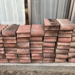 ガーデン花壇ブロック　レッド　約5kg×44個