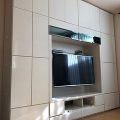 【受渡予定者決定】壁面収納型テレビボード