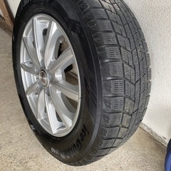 YOKOKAMA 　アルミホイール付きスタッドレスタイヤ　4本セット　195r/65r15の画像