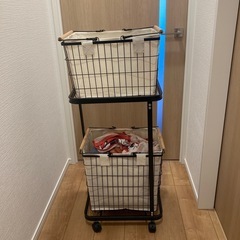  【新品】短期出品　72Lおしゃれ洗濯カゴ