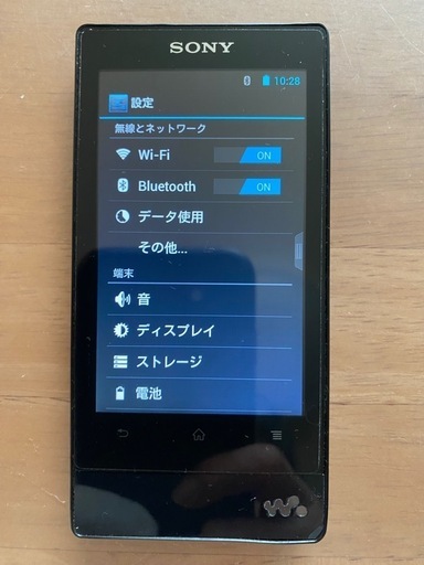 SONY WALKMAN NW-F807 64GB BLACK [ジャンク品]