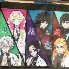 鬼滅の刃　柱全員集合　フラットポーチの画像