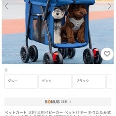 大きめのペットカートの画像