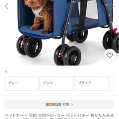 大きめのペットカートの画像