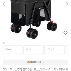 大きめのペットカートの画像
